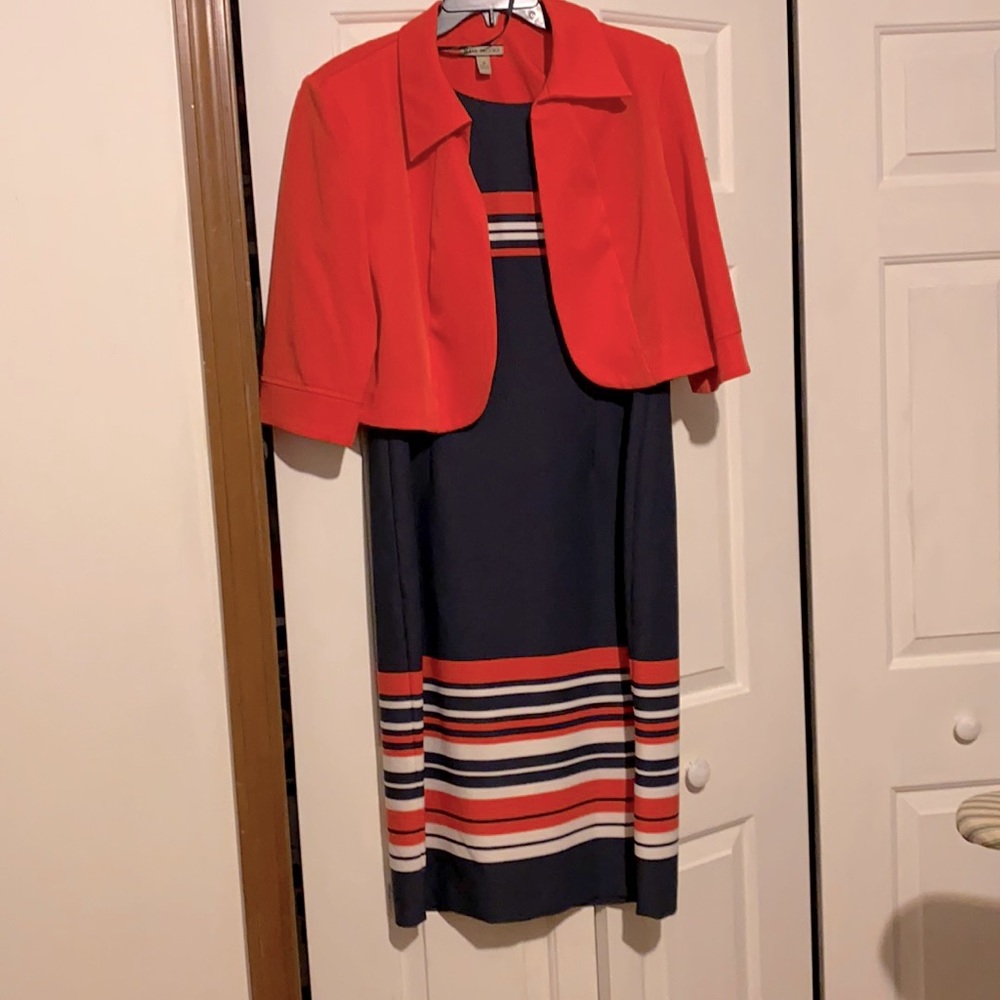 Maya Brooke dress with jacket